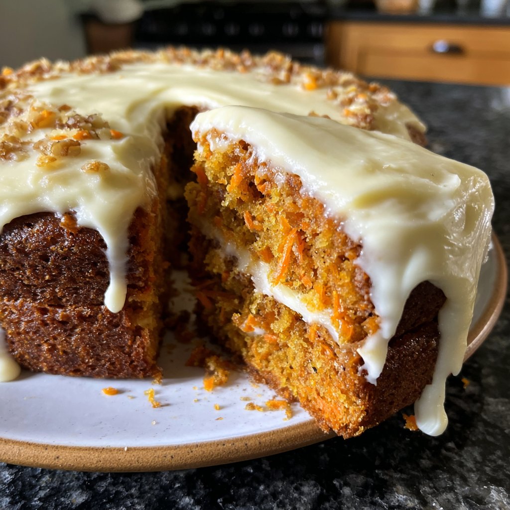 Karottenkuchen Mit Frischkäse Frosting