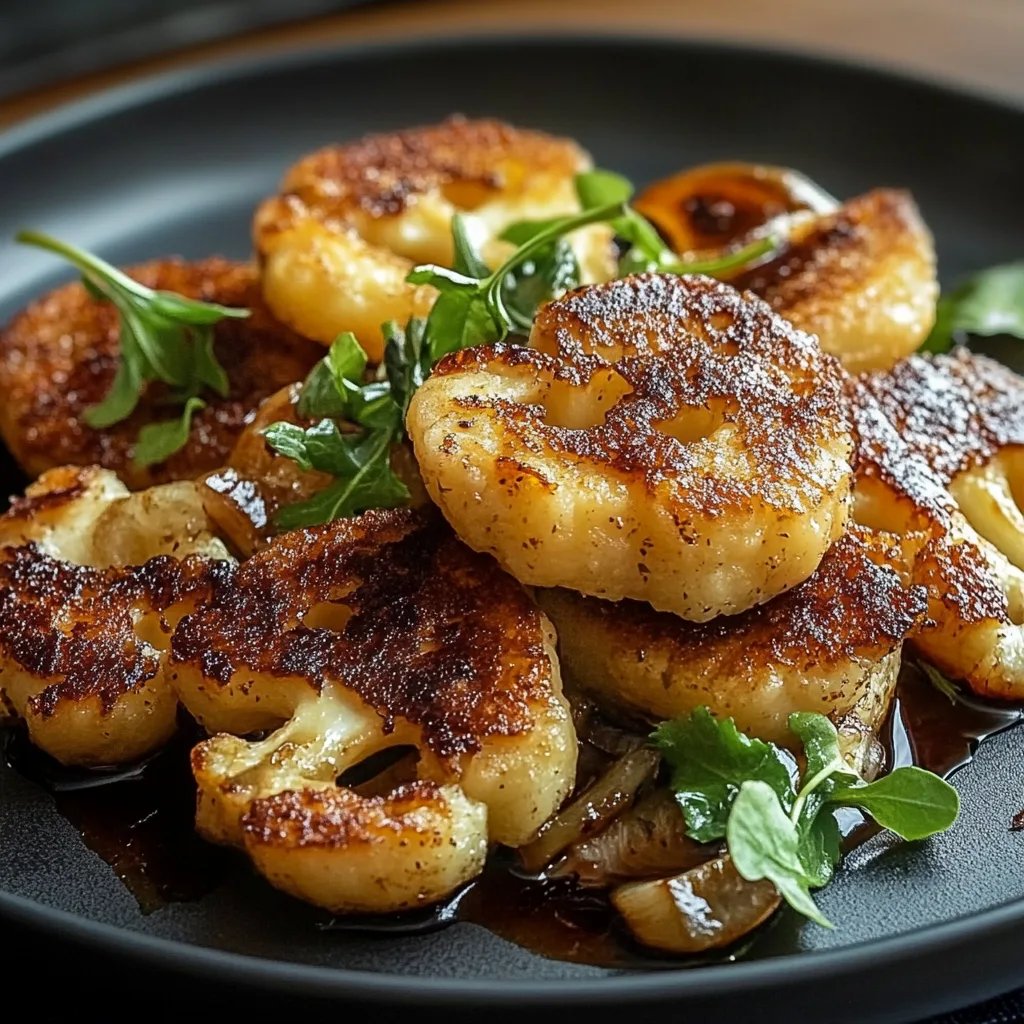 Knusprige Blumenkohlschnitzel