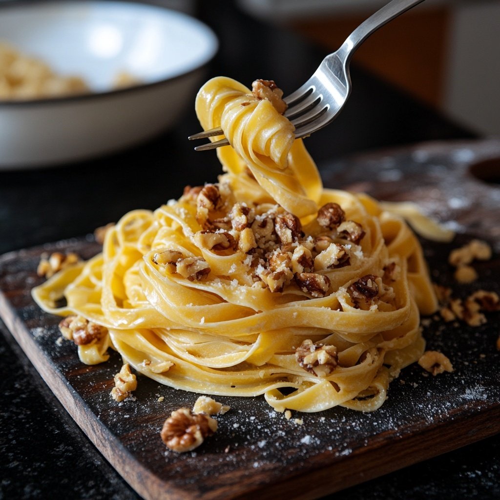Tagliatelle mit Walnüssen