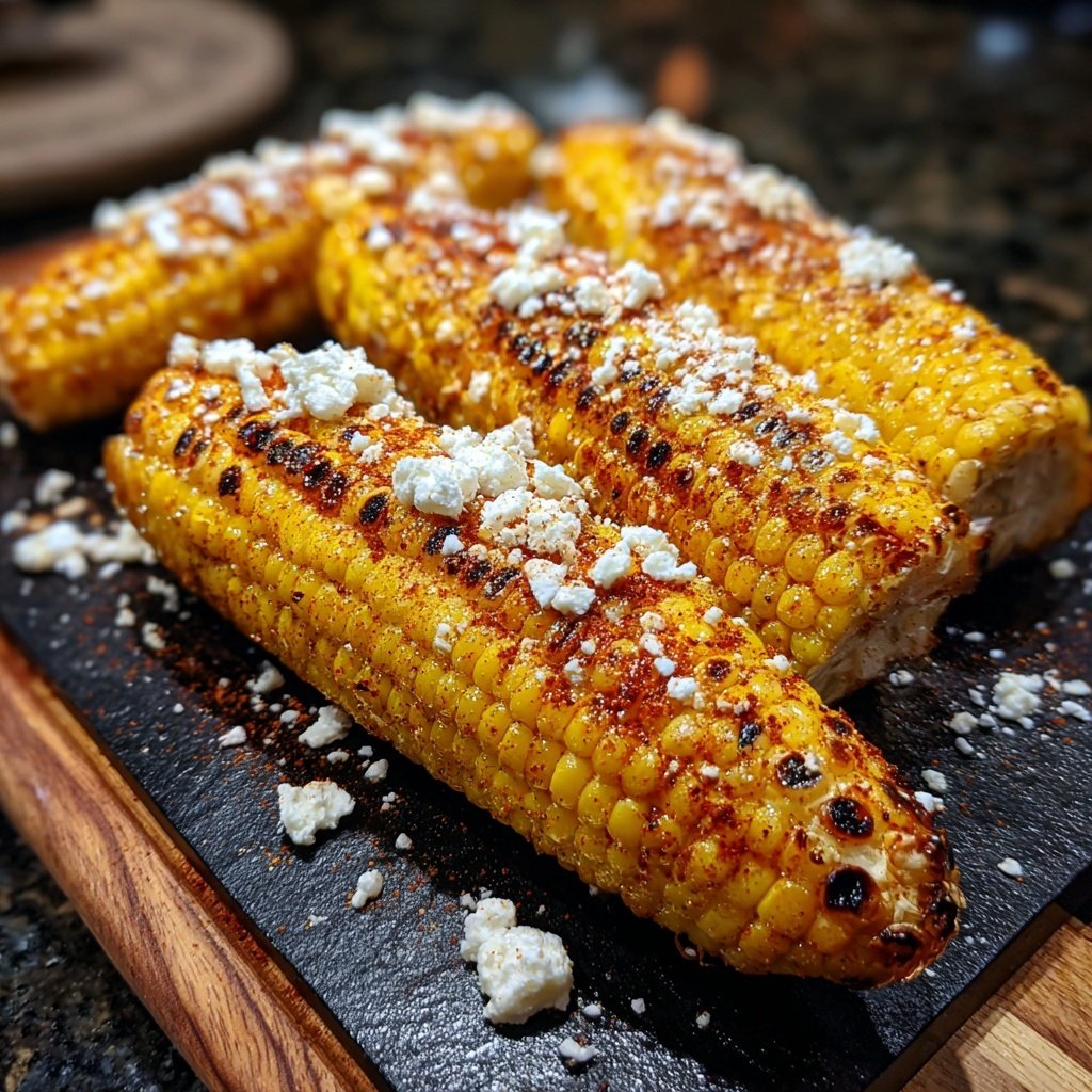 Gegrillte Mais Scheiben