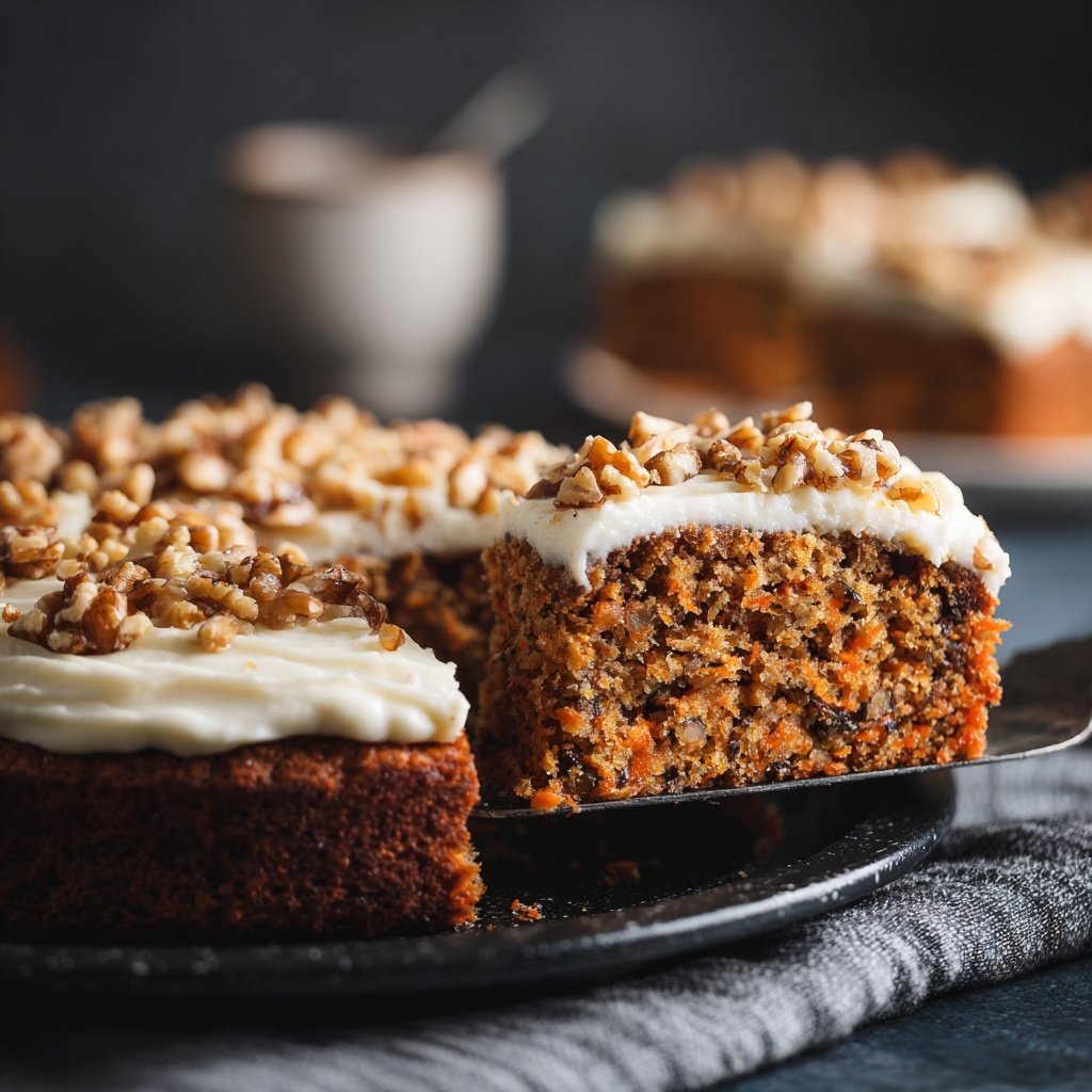 Karottenkuchen Mit Walnüssen