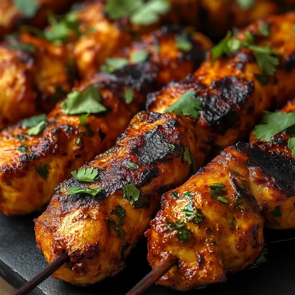 Tandoori Chicken Tikka Spieße