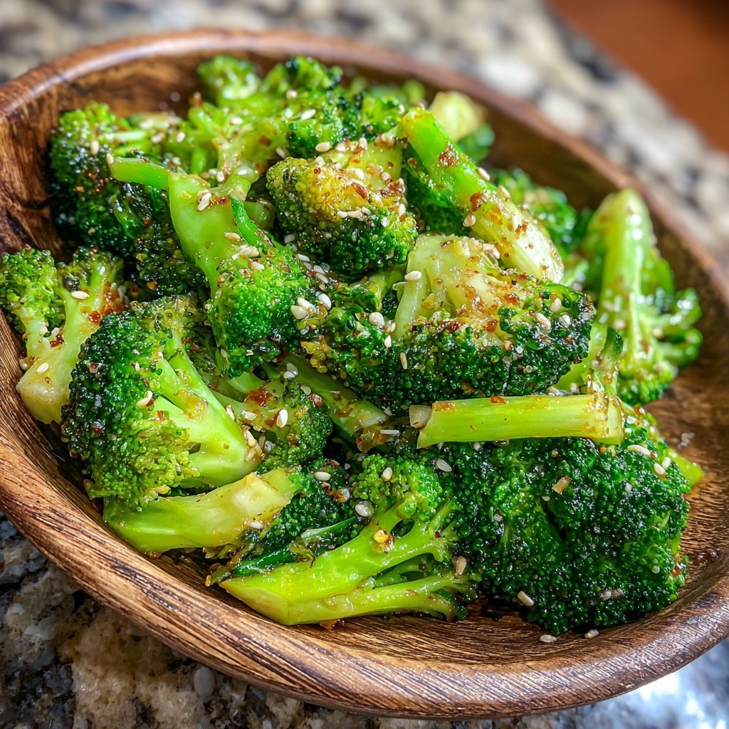 Brokkoli Pfanne Mit Sesam