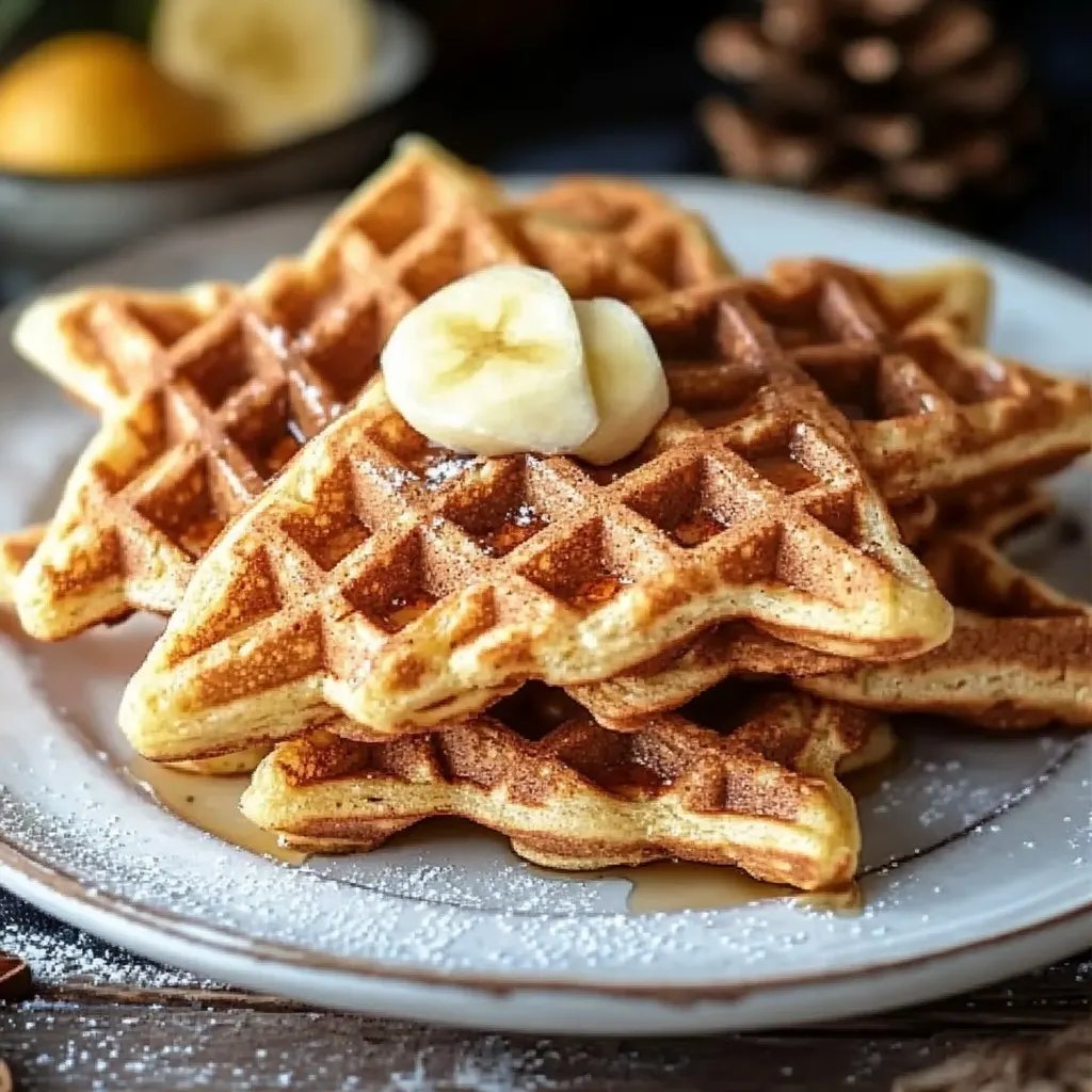 Spekulatius-Waffeln zu Weihnachten