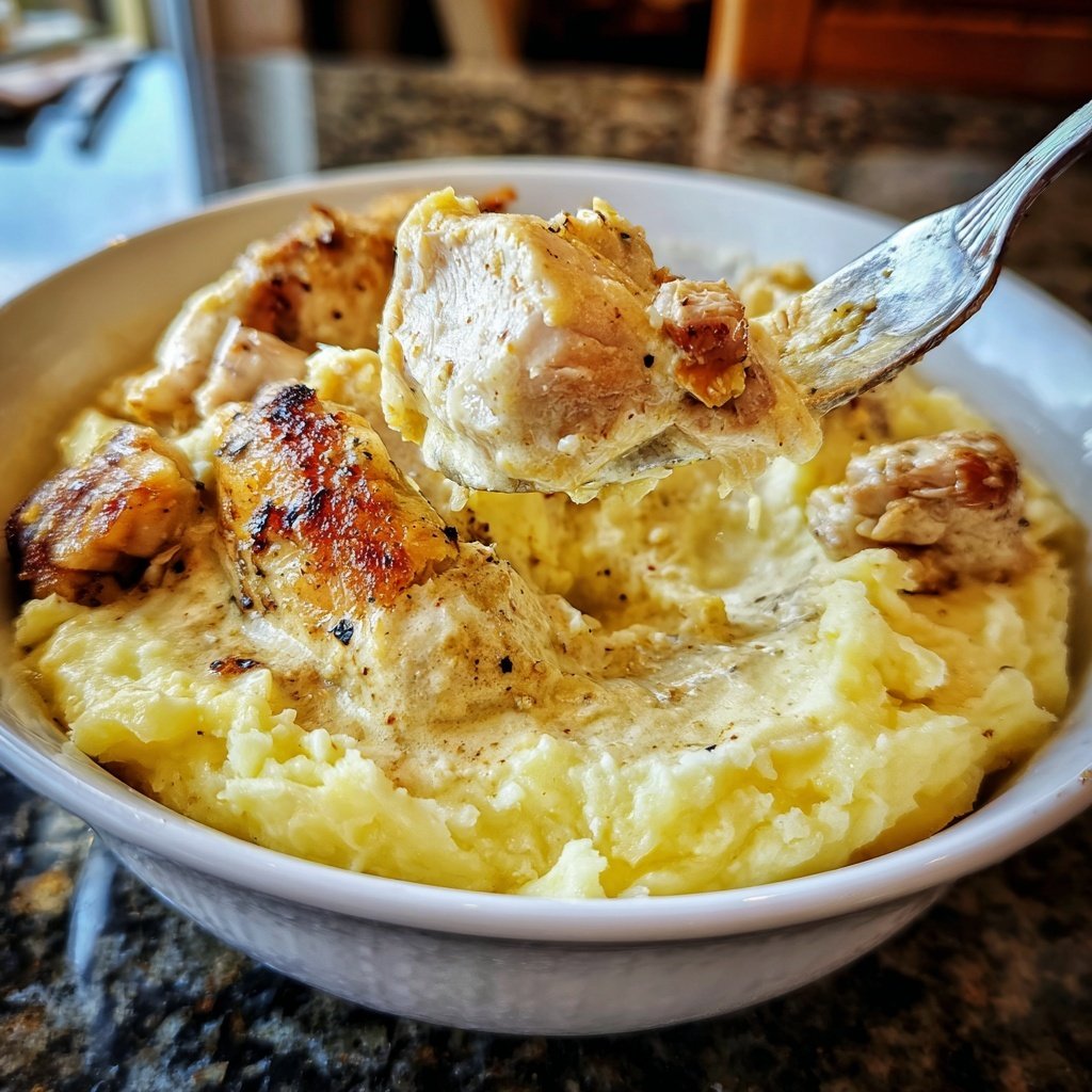 Hausmannskost Cremiges Hähnchen mit Kartoffelpüree