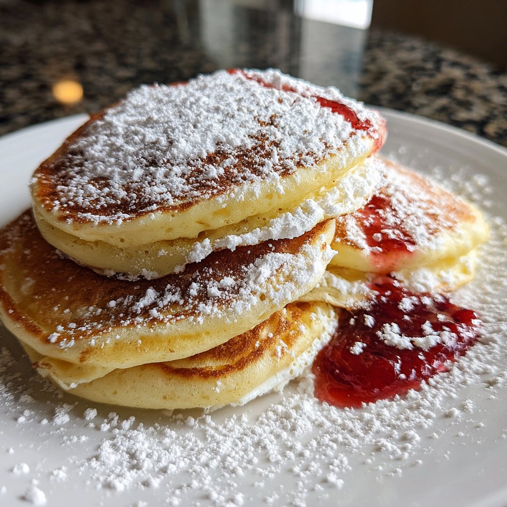 Pfannkuchen mit Quarkfüllung