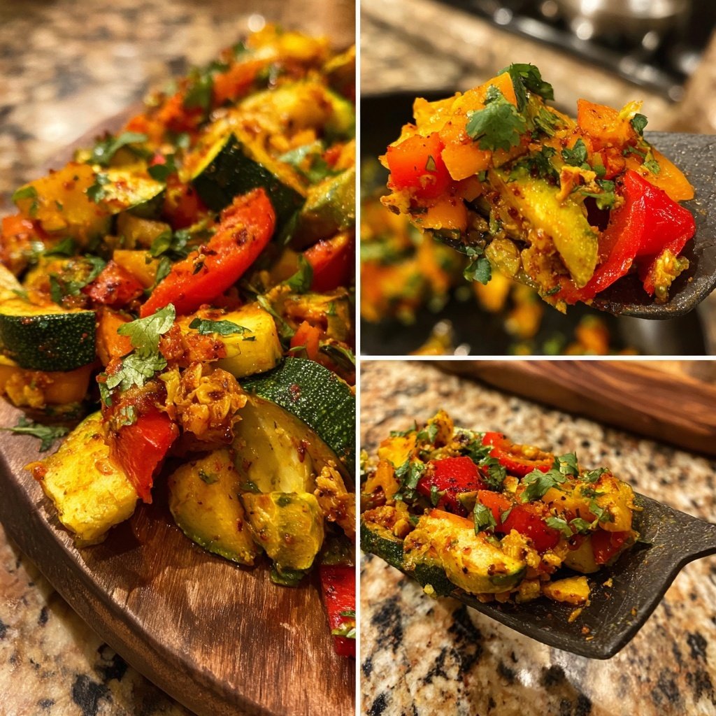 Abendessen leicht mit Gemüsepfanne