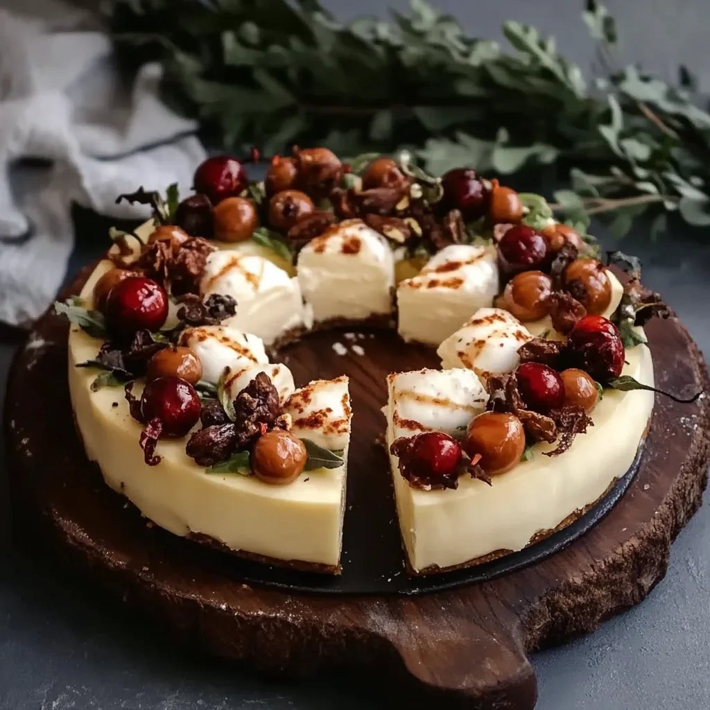 Weihnachtliche Käseplatte