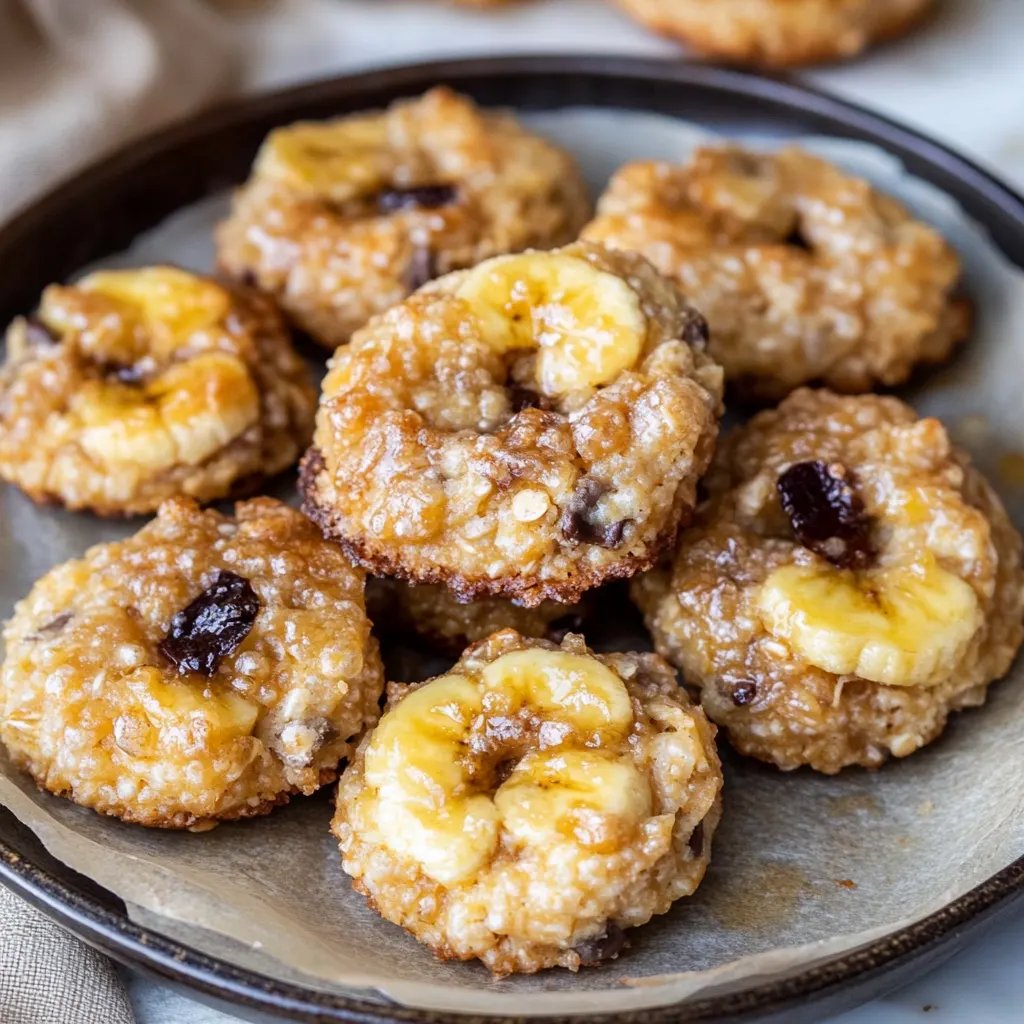 Gesunde Bananen Kekse mit nur 5 Zutaten